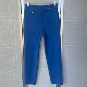 Veronica Beard Bluebell/Silver Renzo Pants sz 2
